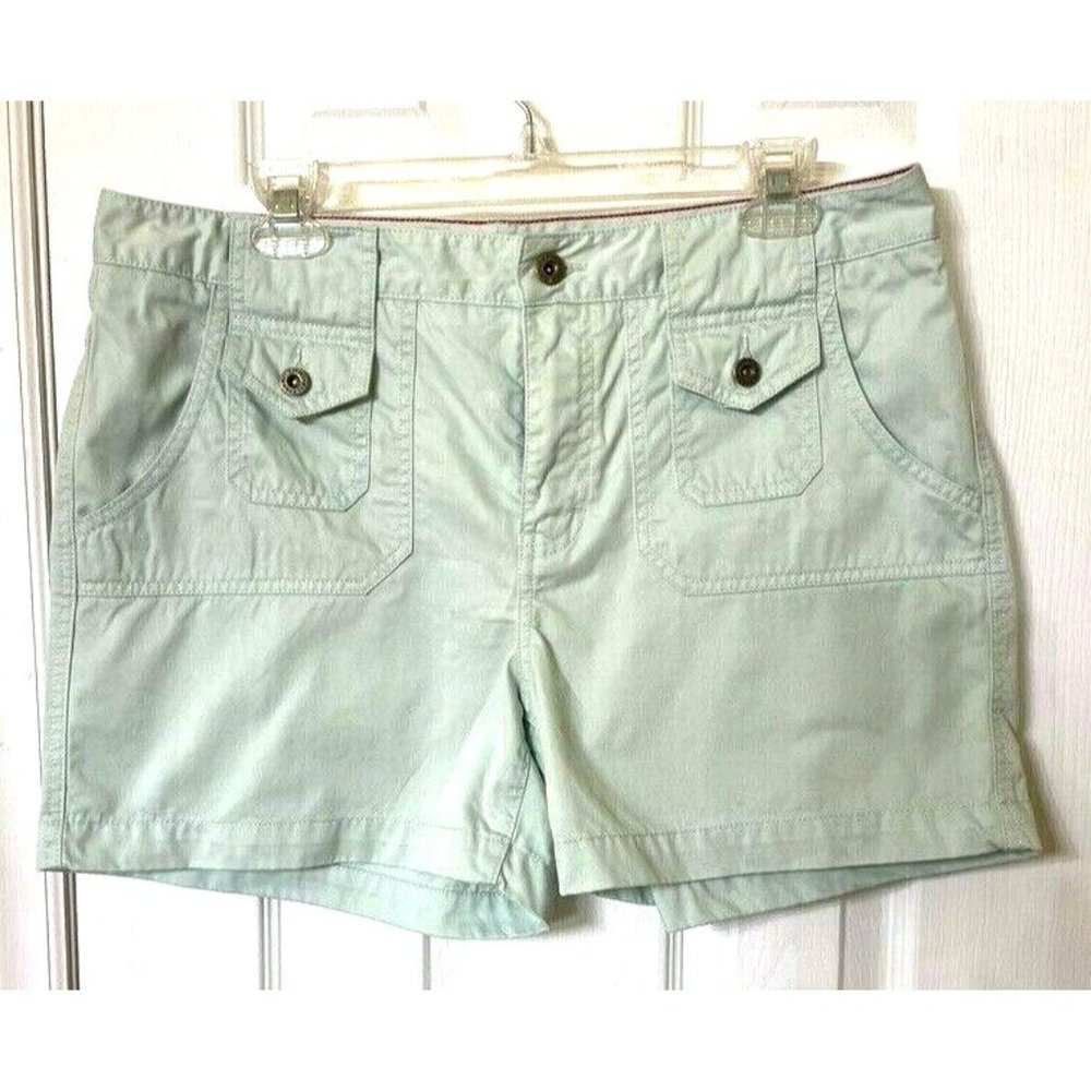 Tommy Hilfiger vintage shorts size 12 women's mint green super cute